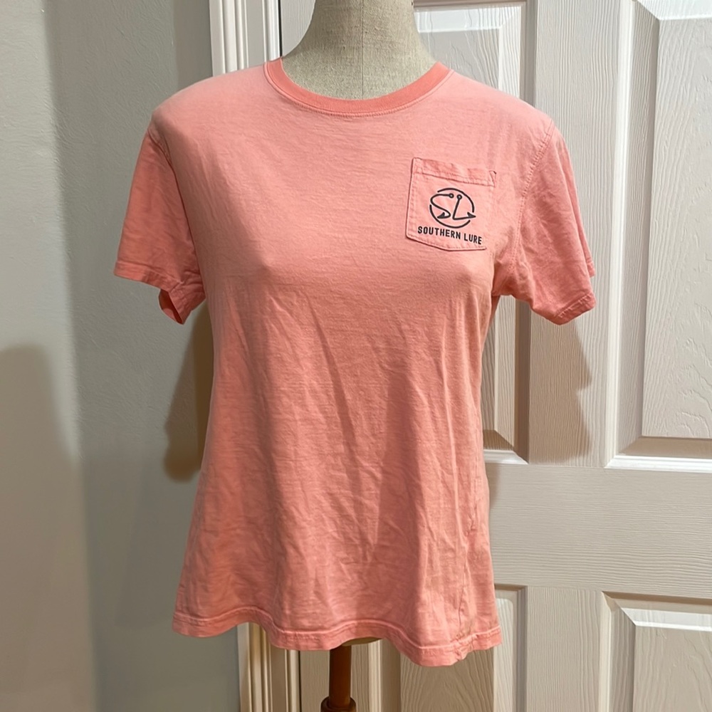 Southern Lure T-shirt fish fishing short sleeve salmon 100% cotton boys girl YXL